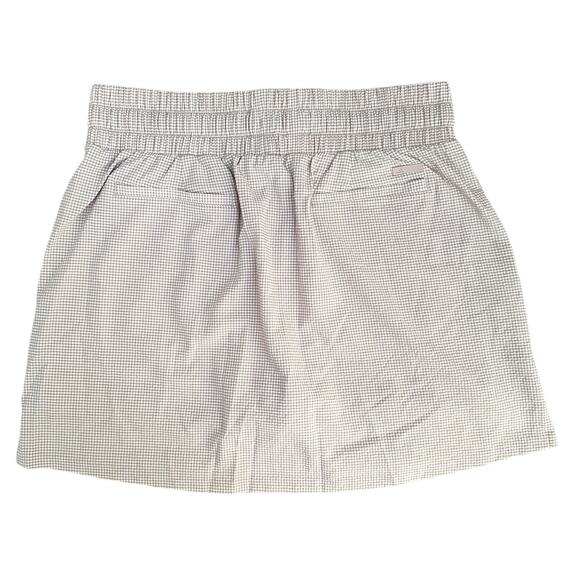 Adidas AEROREADY Skort Tan Gingham Built-In Shorts NWT Size Medium $90 Athletic - Picture 6 of 12